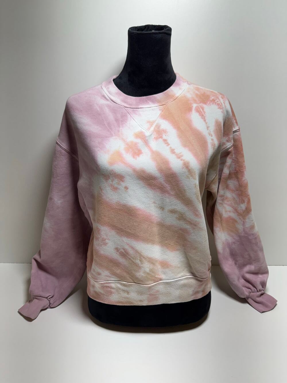 Abercrombie & Fitch Soft A & F Collection Tye Dye Sweatshirt Sz S Hippie Grunge